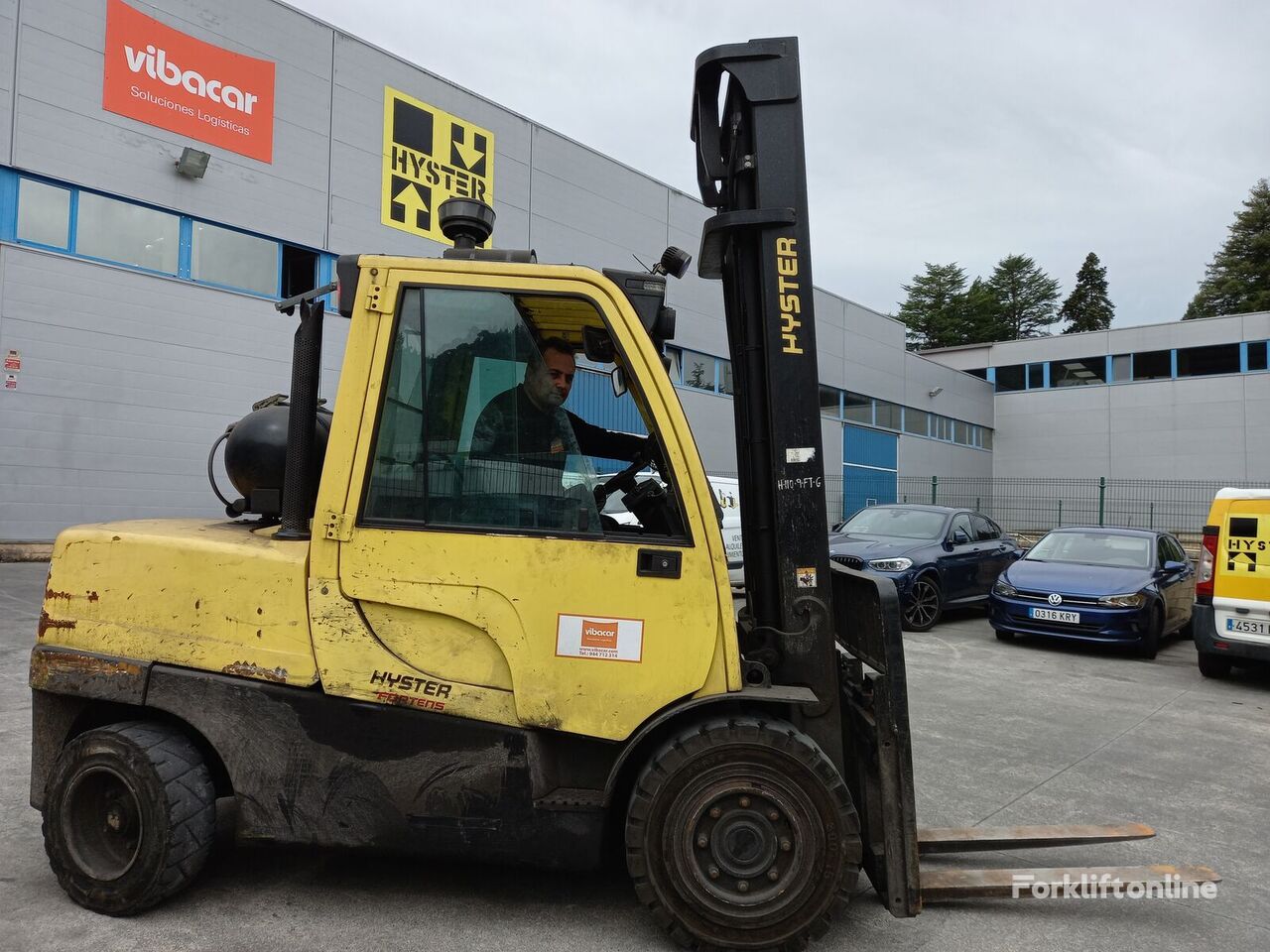 dujinis krautuvas Hyster H5.5FT