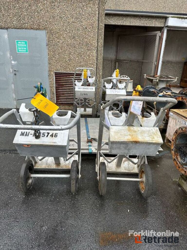 dviejų ratų vežimėlis 4 EA Gas trolleys (Type double carry)