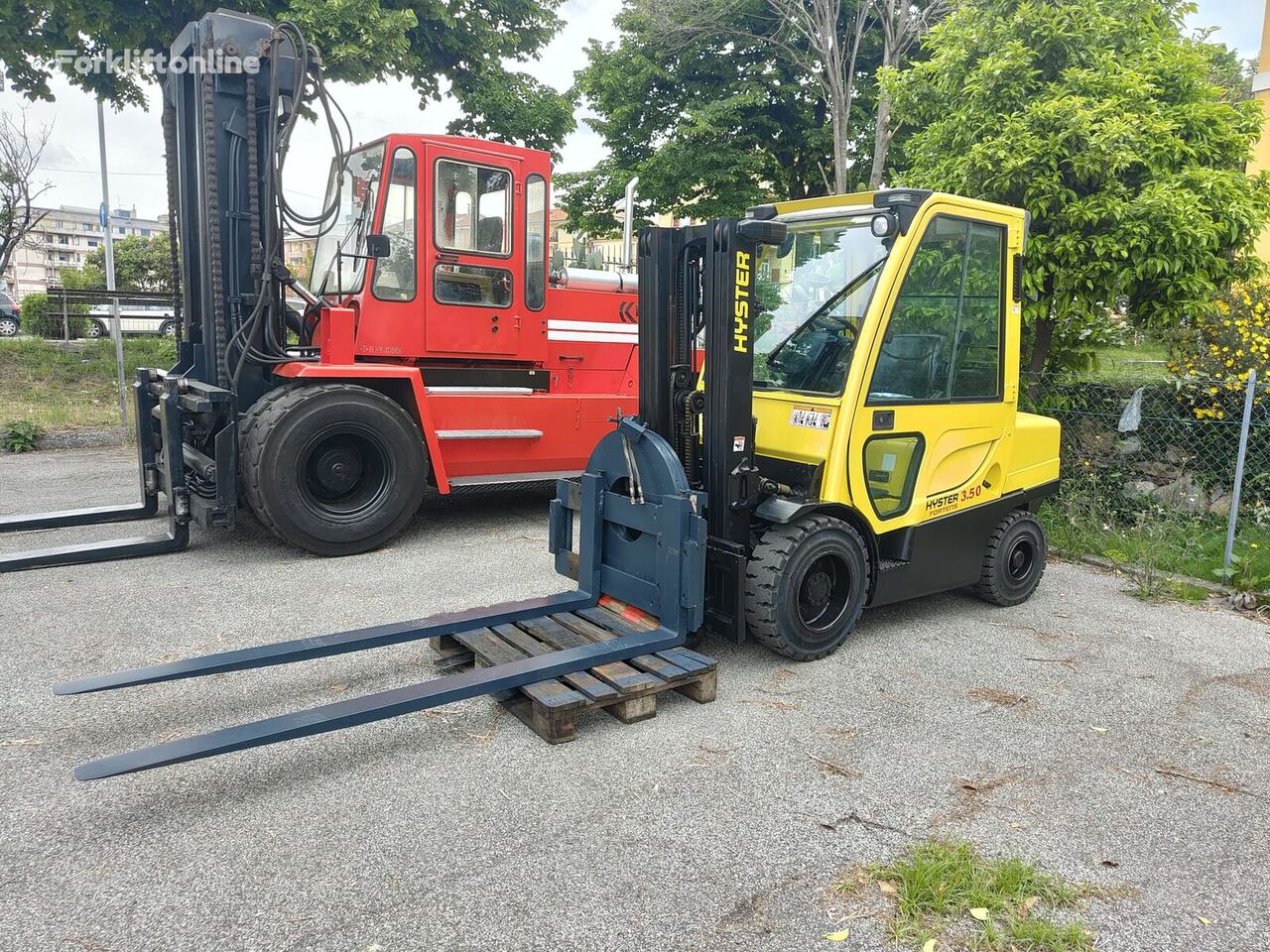 dyzelinis krautuvas Hyster 3.50