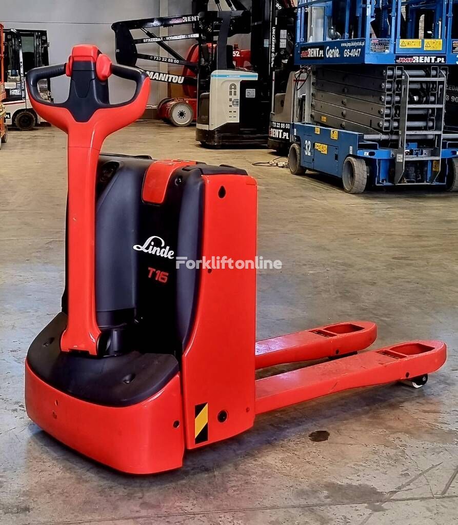 naujas elektrinis palečių vežimėlis Linde T16