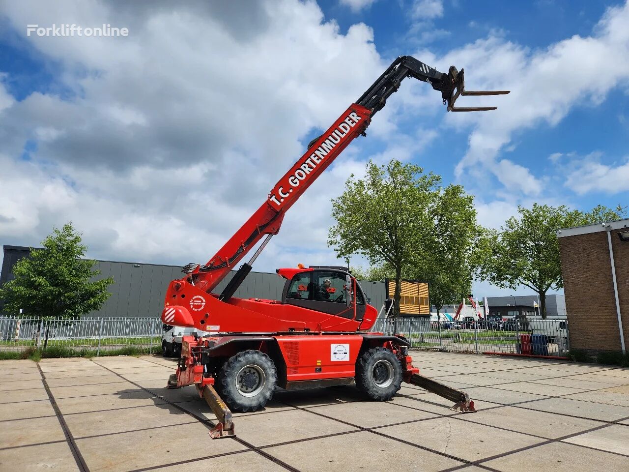 роторный погрузчик Manitou 2550, 2018, Remote, Camera, Airco, 9780H, 5000kg, EU5